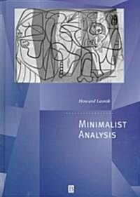 Minimalist Analysis (Hardcover)