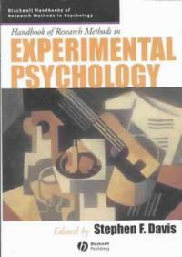 Handbook of research methods in experimental psychology