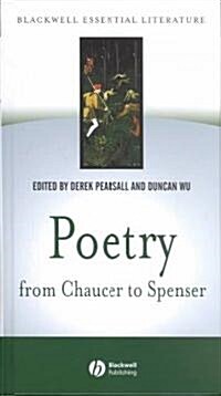 Poetry from Chaucer to Spenser (Hardcover)