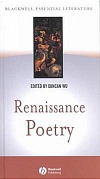 Renaissance Poetry (Hardcover)