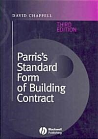 Parriss Standard Form of Building Contract : Jct 98 (Hardcover, 3rd Edition)