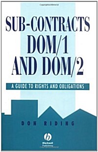 Sub-Contracts DOM/1 and DOM/2 (Hardcover)