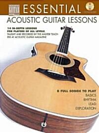 Essential Acoustic Guitar Lessons: 14 In-Depth Lessons for Players of All Levels (Paperback)