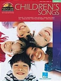 [중고] Children‘s Songs: Piano Play-Along Volume 9 (Paperback)