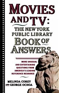[중고] Movies and TV: The New York Public Library Book of Answers (Paperback)
