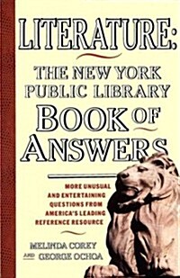 Literature: New York Public Library Book of Answers (Paperback)