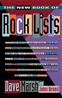 New Book of Rock Lists (Paperback)