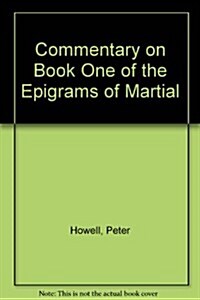 Commentary on Book One of the Epigrams of Martial (Hardcover)