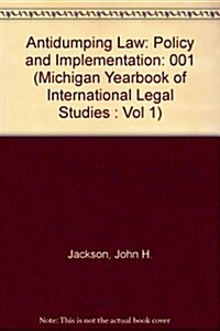 Antidumping Law (Hardcover)