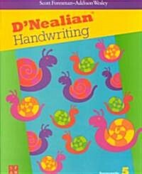 DNealian Handwriting Practice Blackline Masters for Grade 5 (Hardcover, Student)