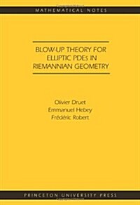 Blow-Up Theory for Elliptic Pdes in Riemannian Geometry (MN-45) (Paperback)