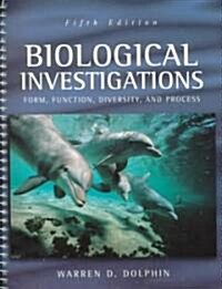 Biological Investigations (Paperback, 5th, Spiral)