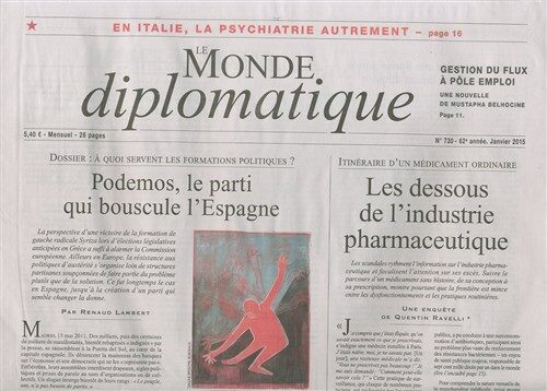 Le Monde Diplomatique (월간 프랑스 ): 2015년 2월호