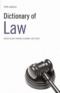 Dictionary of Law (Paperback, 5th edition)