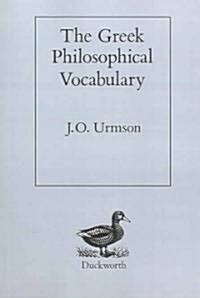 The Greek Philosophical Vocabulary (Paperback)
