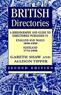 British Directories (Hardcover, 2nd, Subsequent)