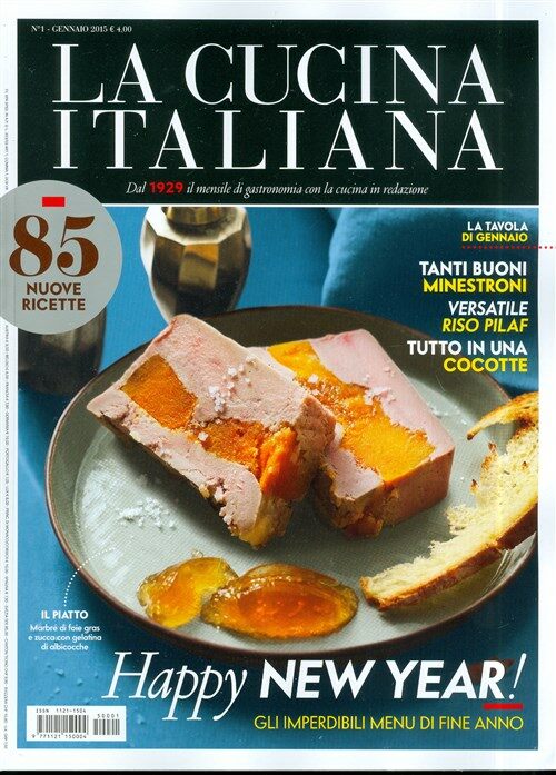 La Cucina Italiana (월간 이탈리아판): 2015년 01월호