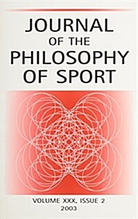 Journal of the Philosophy of Sport (Paperback)