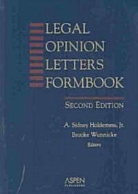 Legal Opinion Letters Formbook (Hardcover, 2nd, PCK)