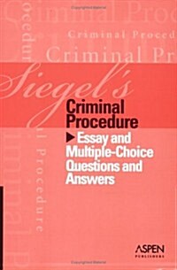 [중고] Siegel‘s Criminal Procedure (Paperback)