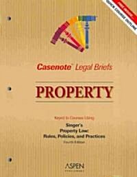 Property Keyed to Courses Using Singers Property Law (Paperback, 4th)