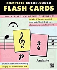 Complete Color-Coded Flash Cards: For All Beginning Music Students, Flash Cards (Other)