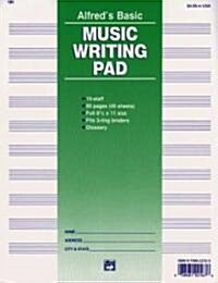 Alfreds Basic Music Writing Pad (Paperback)