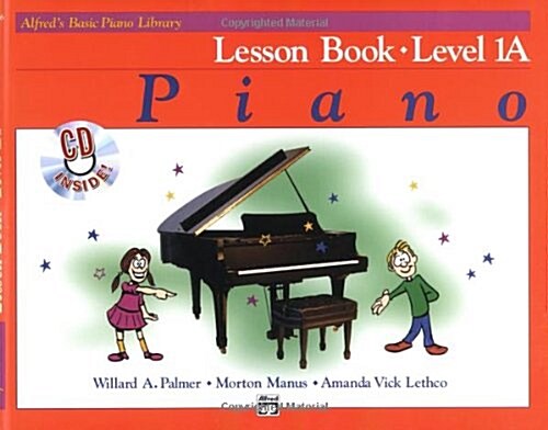 Alfreds Basic Piano Library Lesson Book, Bk 1a: Book & CD [With CD] (Paperback)
