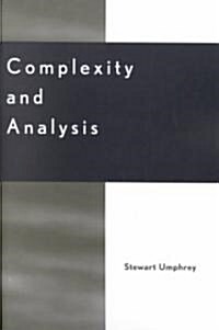 Complexity and Analysis (Paperback)