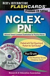 NCLEX-PN Flashcards (Paperback, CD-ROM, 1st)