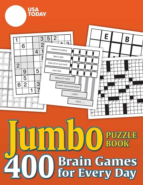 USA Today Jumbo Puzzle Book: 400 Brain Games for Every Day (Paperback)