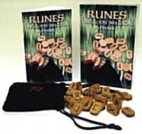 Runes Kit: The Gods Magical Alphabet [With 25 Wood Runes and Paperback Book and Black Runebag] (Other)