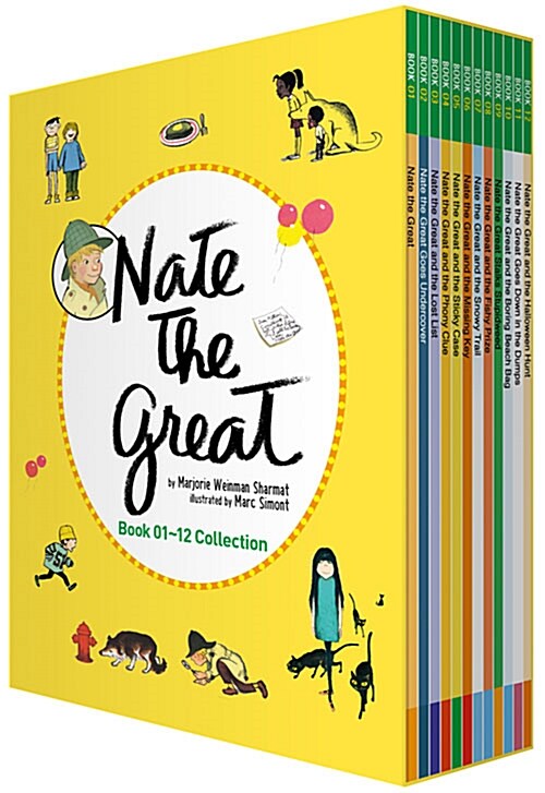 [중고] Nate the Great 네이트 더 그레이트 영어원서 박스 세트 (Book 01~12)