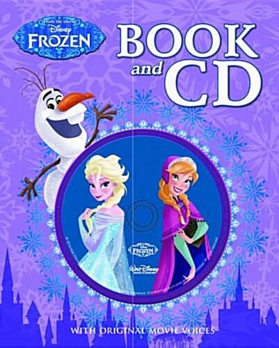 [중고] DISNEY FROZEN HARDCOVER BOOK AND CD 