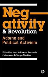 Negativity and Revolution : Adorno and Political Activism (Paperback)
