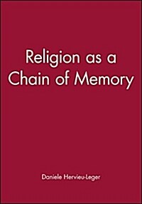 Religion As a Chain of Memory (Paperback)