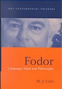 Fodor : Language, Mind and Philosophy (Hardcover)