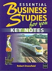 Essential Business Studies for You (Paperback)