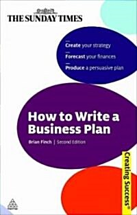 How to Write a Business Plan (Paperback, Revised)