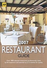 AA Restaurant Guide 2007 (Paperback, Reprint)