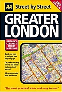 Aa Street by Street Greater London (Hardcover, 3rd)