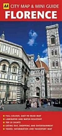 AA City Map & Mini Guide: Florence (Folded)