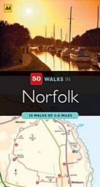 50 Walks in Norfolk (Paperback)