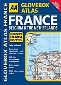 AA Glovebox Atlas France: Belgium & the Netherlands (Spiral, 6)