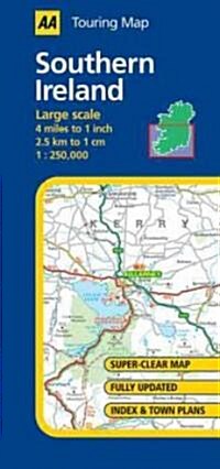 Aa Southern Ireland Touring Map (Map, 3rd, FOL)