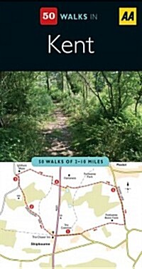 50 Walks in Kent (Paperback)