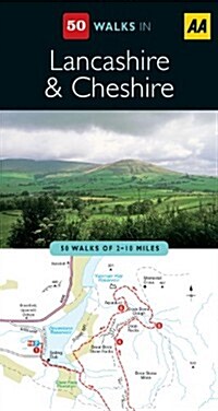 50 Walks in Lancashire & Cheshire (Paperback)