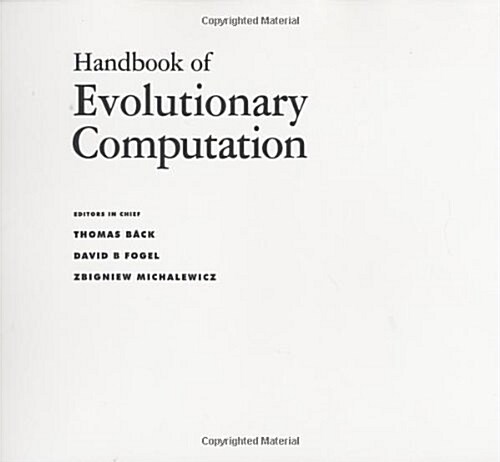 Handbook of Evolutionary Computation (Hardcover)