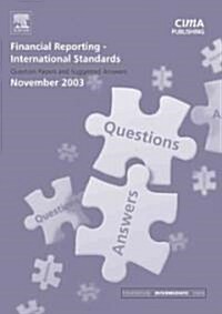 Financial Reporting International Standards November 2003 Q&as (Paperback)