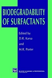 Biodegradability of Surfactants (Hardcover, 1995)